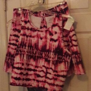 Mini skirt set